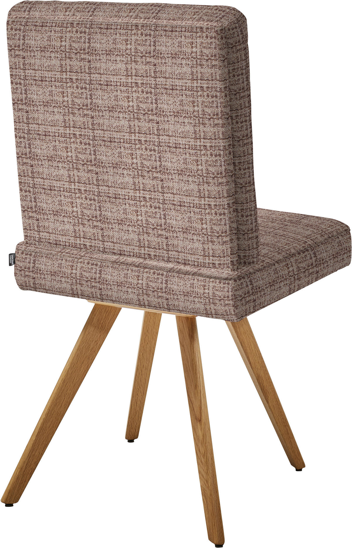 STUHL  in Flachgewebe Holz, Textil  - Eichefarben/Braun, Design, Holz/Textil (46/94/58cm) - Dieter Knoll