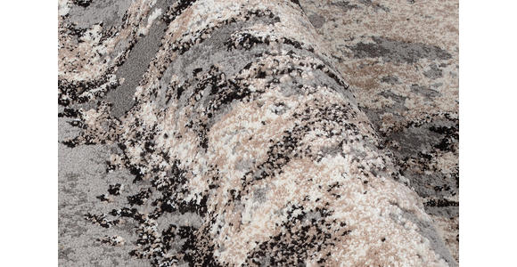 VINTAGE-TEPPICH 200/200 cm Timeline Quantum Hellgrau - Hellgrau, Design, Textil (200/200cm) - Novel