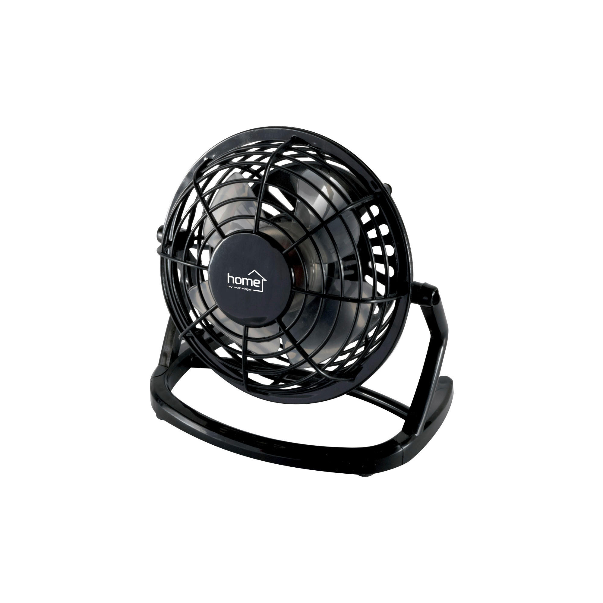 ASZTALI VENTILÁTOR - fehér, Basics, műanyag/fém (15/14,5/9,5cm)