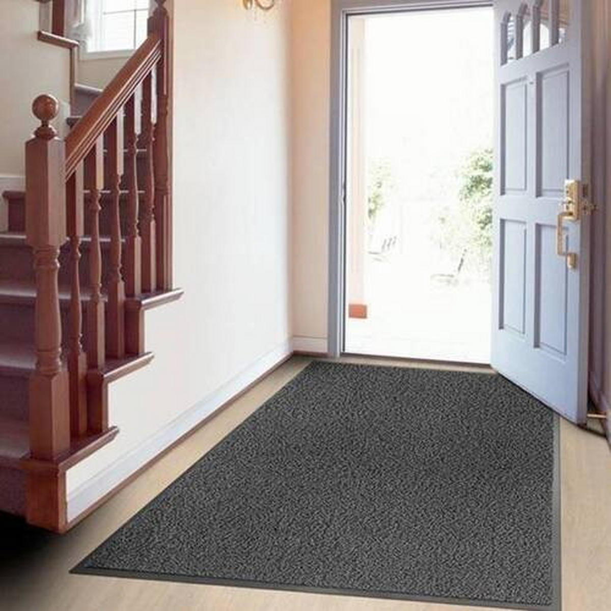 SCHMUTZFANGMATTE - Anthrazit, KONVENTIONELL, Kunststoff (90/150cm)