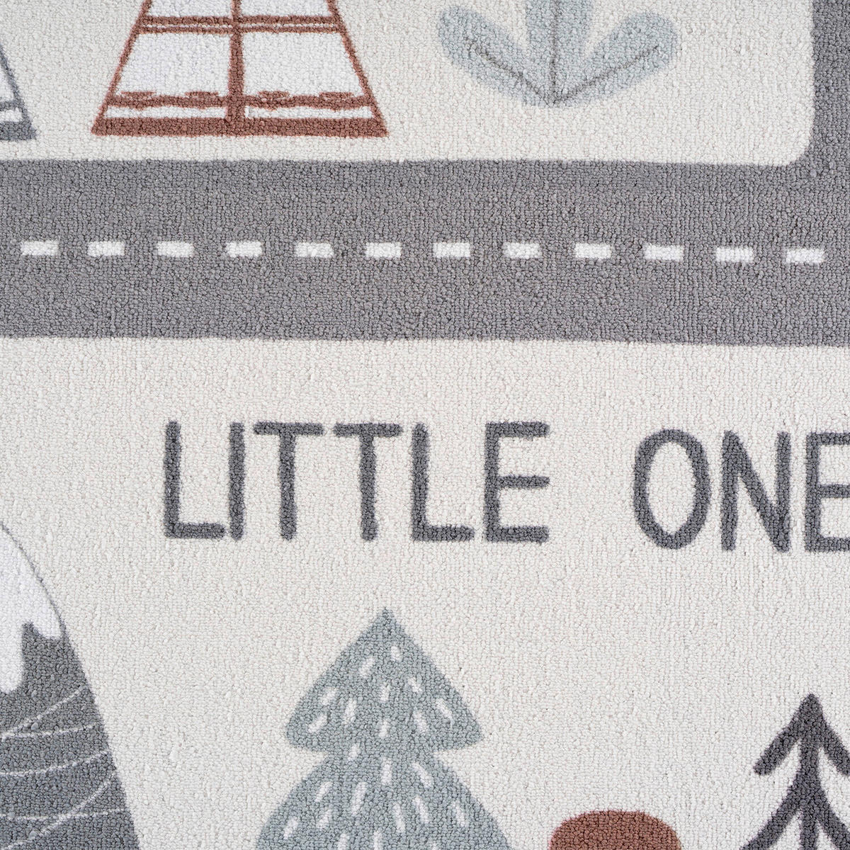 KINDERTEPPICH  Wohnzimmer 120/120 cm Coco Creme rund  - Creme, Trend, Kunststoff/Textil (120/120cm) - Ayyildiz 