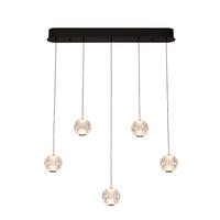 ZÁVESNÉ LED SVIETIDLO, 84/11/150 cm  - číra, Design, kov/plast (84/11/150cm) - Dieter Knoll