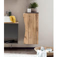 UNTERSCHRANK 30/79/35 cm   - Silberfarben/Eiche Wotan, Natur, Holzwerkstoff/Kunststoff (30/79/35cm) - Xora