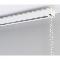 VERTIKALSCHIENE 100 cm  - Weiß, Basics, Kunststoff (100cm) - Homeware