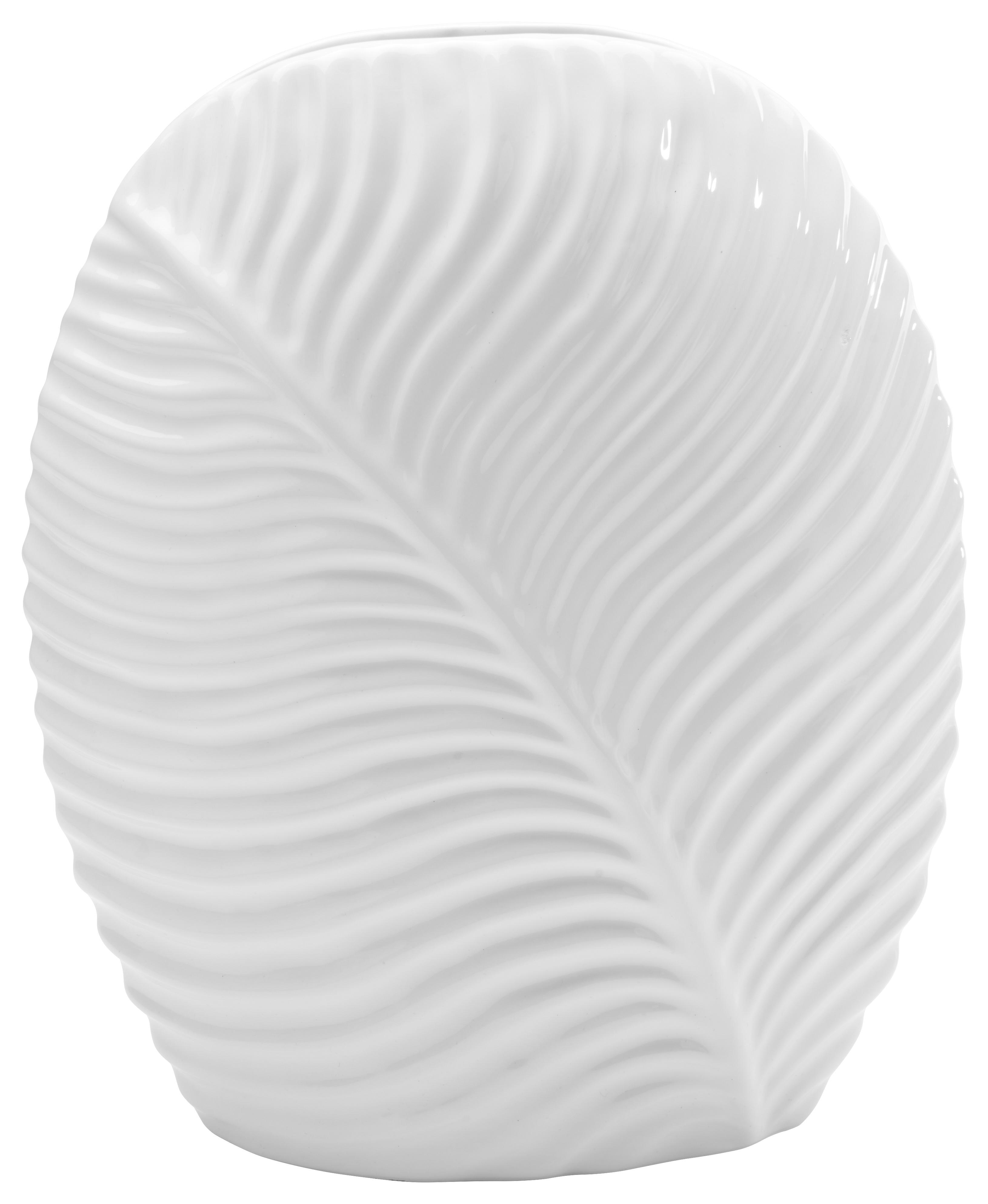 VAZA   20,2/24,2/10,1 cm   keramika  - bijela, Basics, keramika (20,2/24,2/10,1cm) - Ambia Home