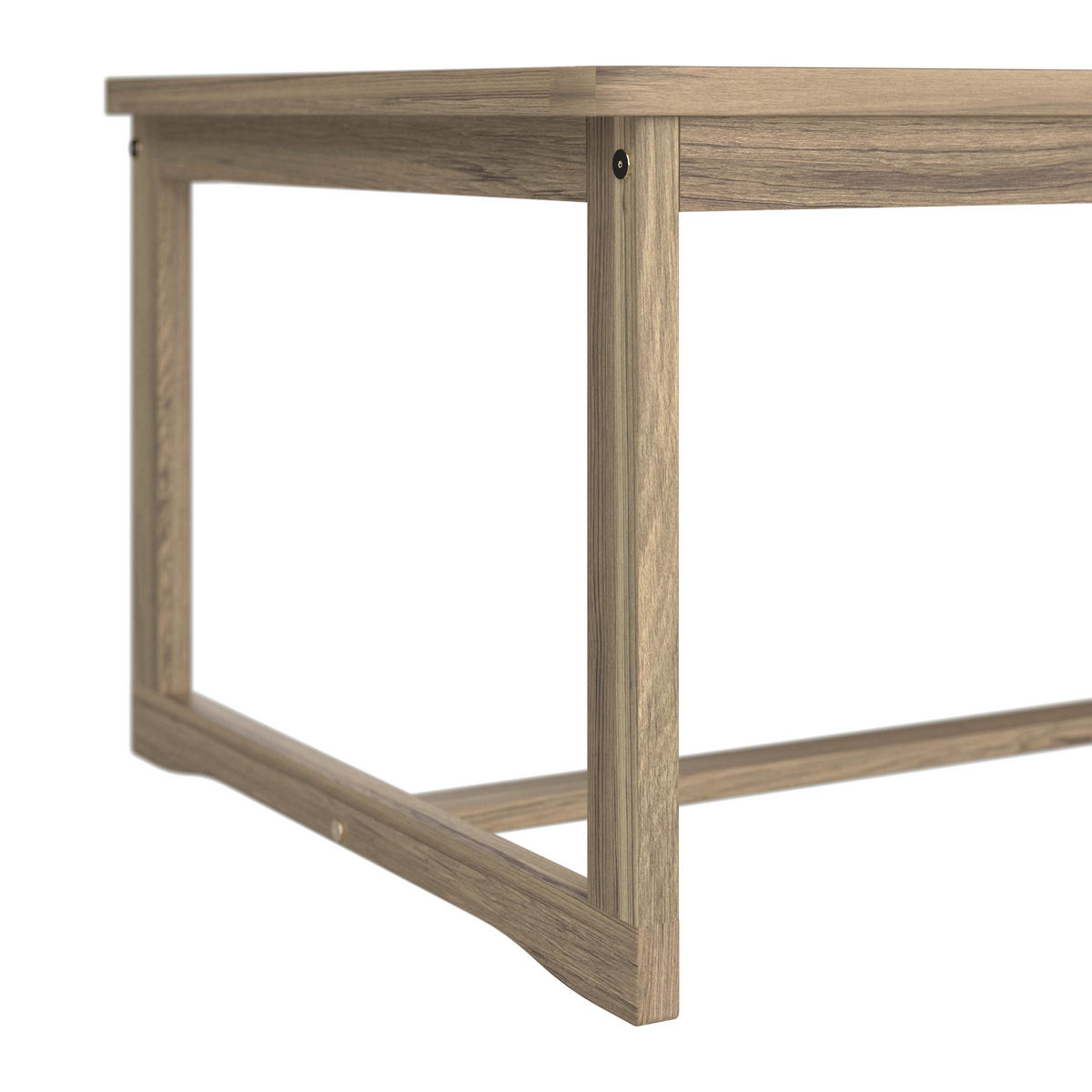 VRTNI SET   drvo, tekstil  svijetlo siva, boje tikovine    - boje tikovine/svijetlo siva, Moderno, drvo/tekstil (85/116/60/35/72/72/55/64/64cm) - Ambia Garden
