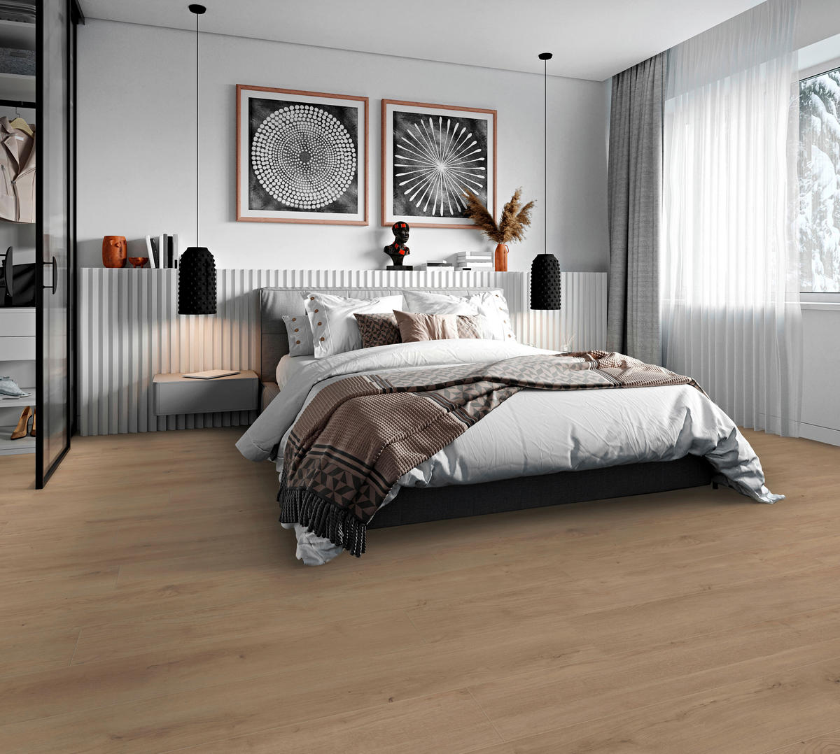 LAMINATBODEN Exquisit  - Eichefarben, KONVENTIONELL, Holz (138.0/19.3/0.8cm)