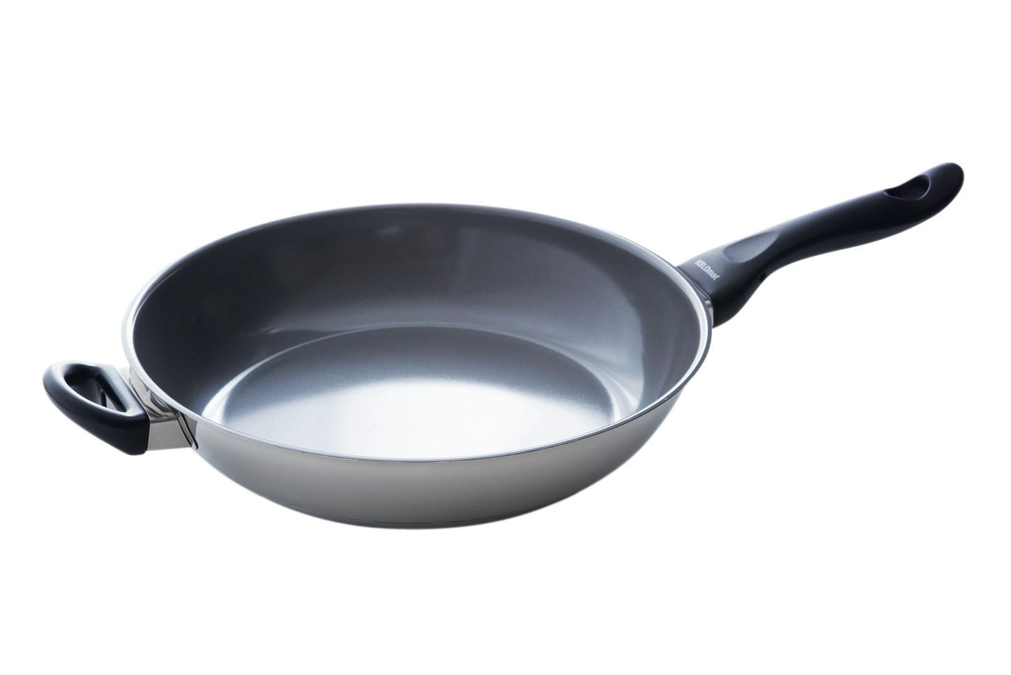 PFANNE Keramika 32 cm  - Anthrazit/Alufarben, Basics, Metall (32cm) - Kelomat