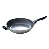 PFANNE Keramika 32 cm  - Anthrazit/Alufarben, Basics, Metall (32cm) - Kelomat
