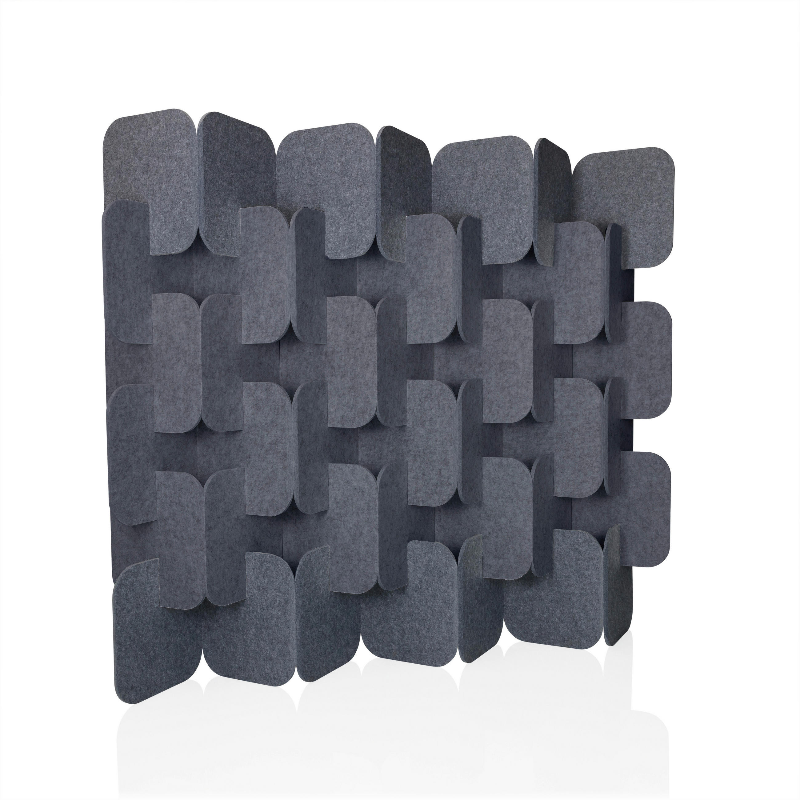 TRENNWAND  in Grau  - Grau, MODERN, Textil (174/164/25cm) - MID.YOU