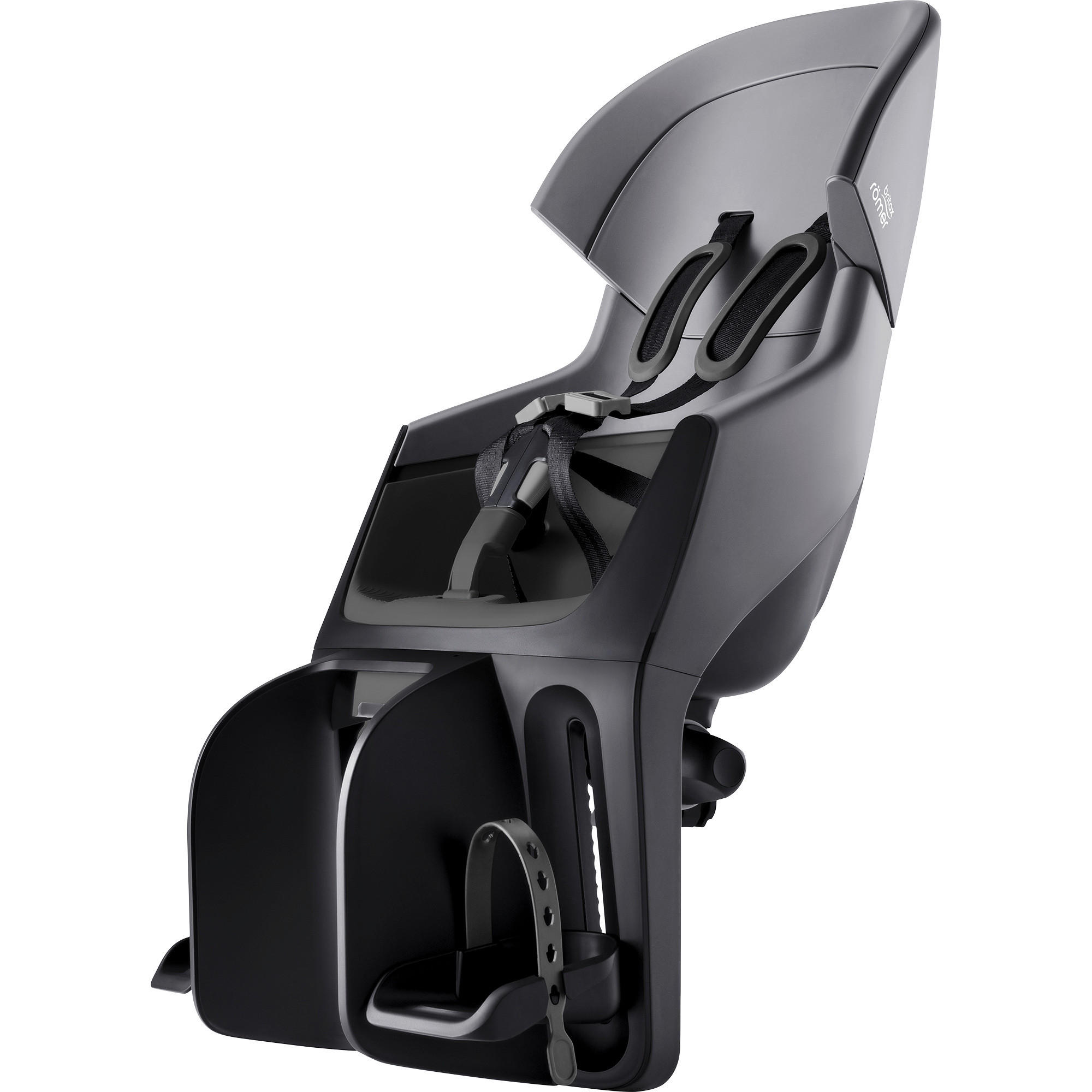 FAHRRADKINDERSITZ - Graublau/Grau, Basics, Kunststoff/Textil (44/79/39,5cm) - Britax Römer