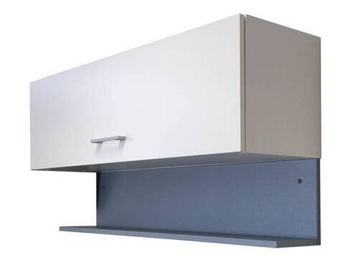 WANDBOARD Platinfarben  - Platinfarben, KONVENTIONELL, Holzwerkstoff (100/22,8/18,6cm) - FlexWell