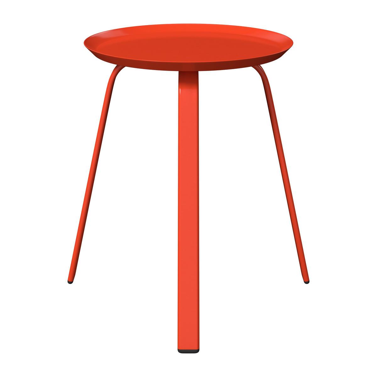 BEISTELLTISCH in Metall 40/40/46 cm  - Rot, Design, Metall (40/40/46cm) - Ambia Garden