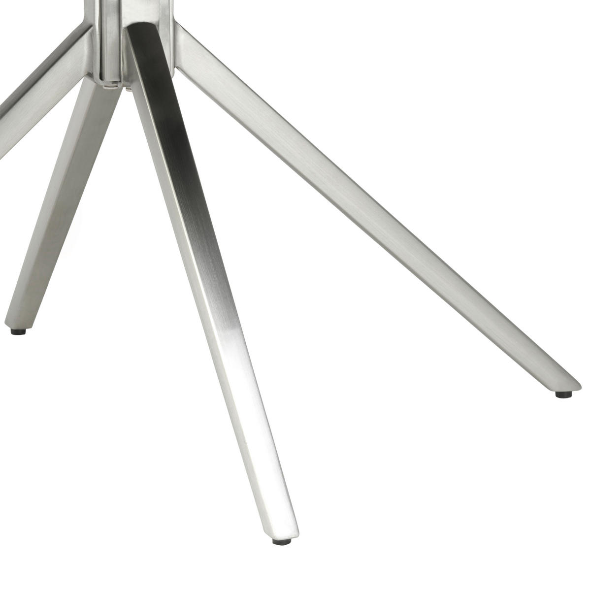 ARMLEHNSTUHL  in Edelstahl Mikrofaser  - Edelstahlfarben/Grau, KONVENTIONELL, Textil/Metall (61/89/63cm) - Livetastic