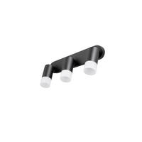 DECKENSTRAHLER Sonaya 35/14,5/14,5 cm  - Schwarz, KONVENTIONELL, Metall (35/14,5/14,5cm)