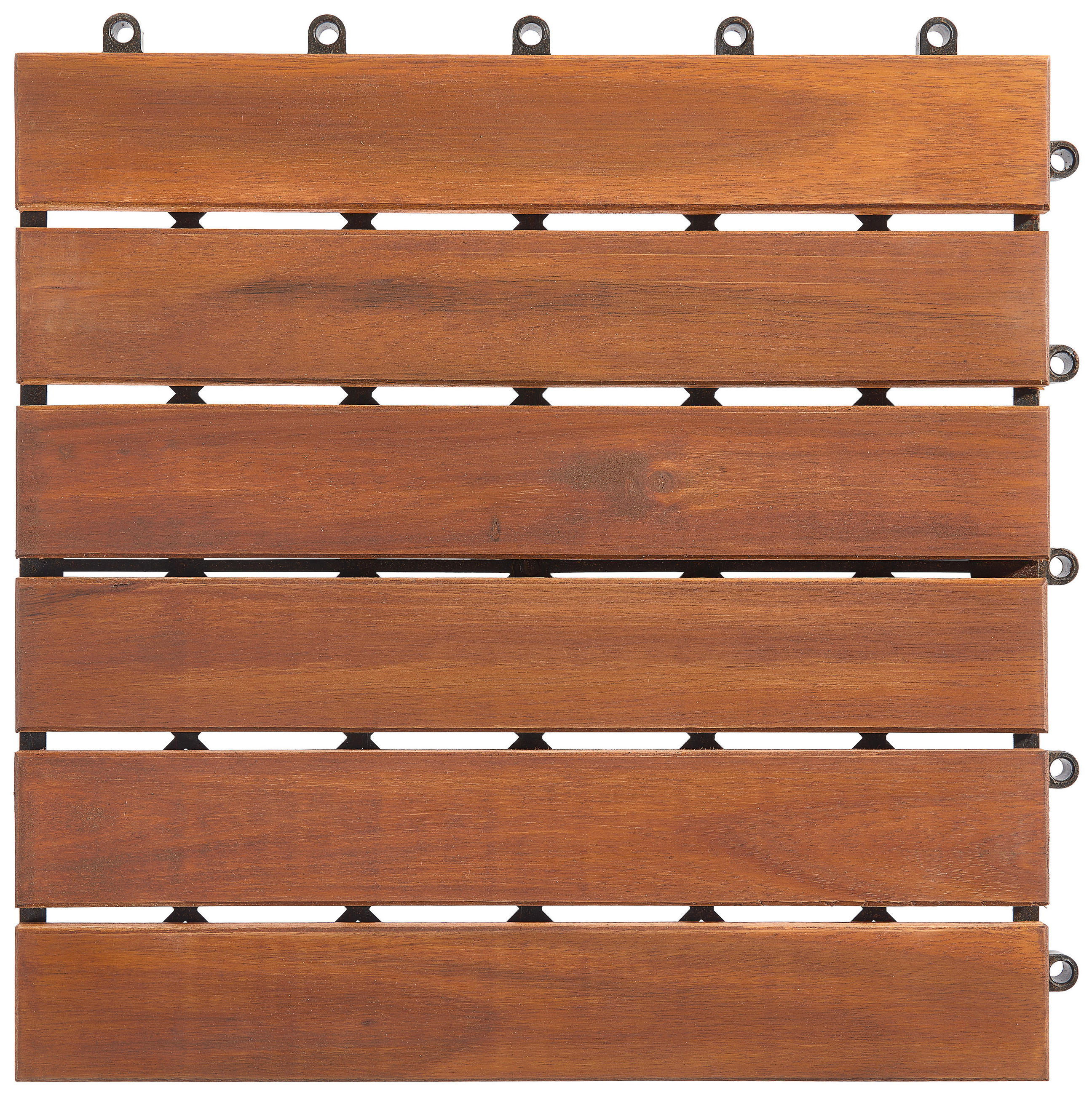 TERASOVÁ DLAŽDICE, barvy akácie - barvy akácie, Konvenční, dřevo/plast (30/30/2,4cm) - Ambia Garden