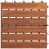 TERRASSENFLIESE Akazie Uno Holz, Kunststoff 10 Stück  - Akaziefarben, KONVENTIONELL, Holz/Kunststoff (30/30/2,4cm) - Ambia Garden