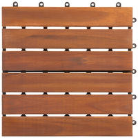 TERRASSENFLIESE Akazie Uno 10 Stück  - Akaziefarben, KONVENTIONELL, Holz/Kunststoff (30/30/2,4cm) - Ambia Garden