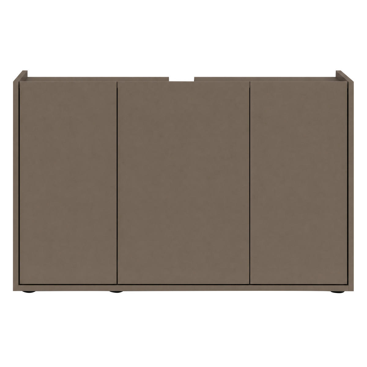 WASCHBECKENUNTERSCHRANK 98/62/35 cm  - Schwarz/Cappuccino, Trend, Holzwerkstoff/Kunststoff (98/62/35cm) - MID.YOU