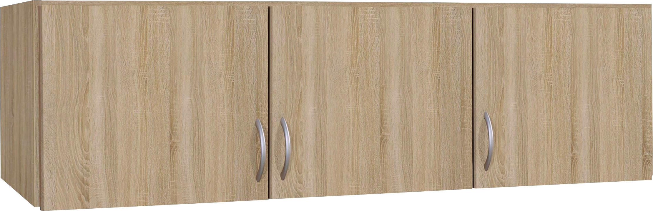 AUFSATZSCHRANK 136/39/54 cm   - Alufarben/Sonoma Eiche, Konventionell, Holzwerkstoff/Kunststoff (136/39/54cm) - Boxxx