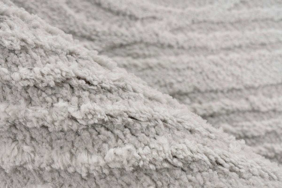 FLACHWEBETEPPICH 200/290 cm Silberfarben rechteckig  - Silberfarben, Basics, Textil (200/290cm) - Kayoom