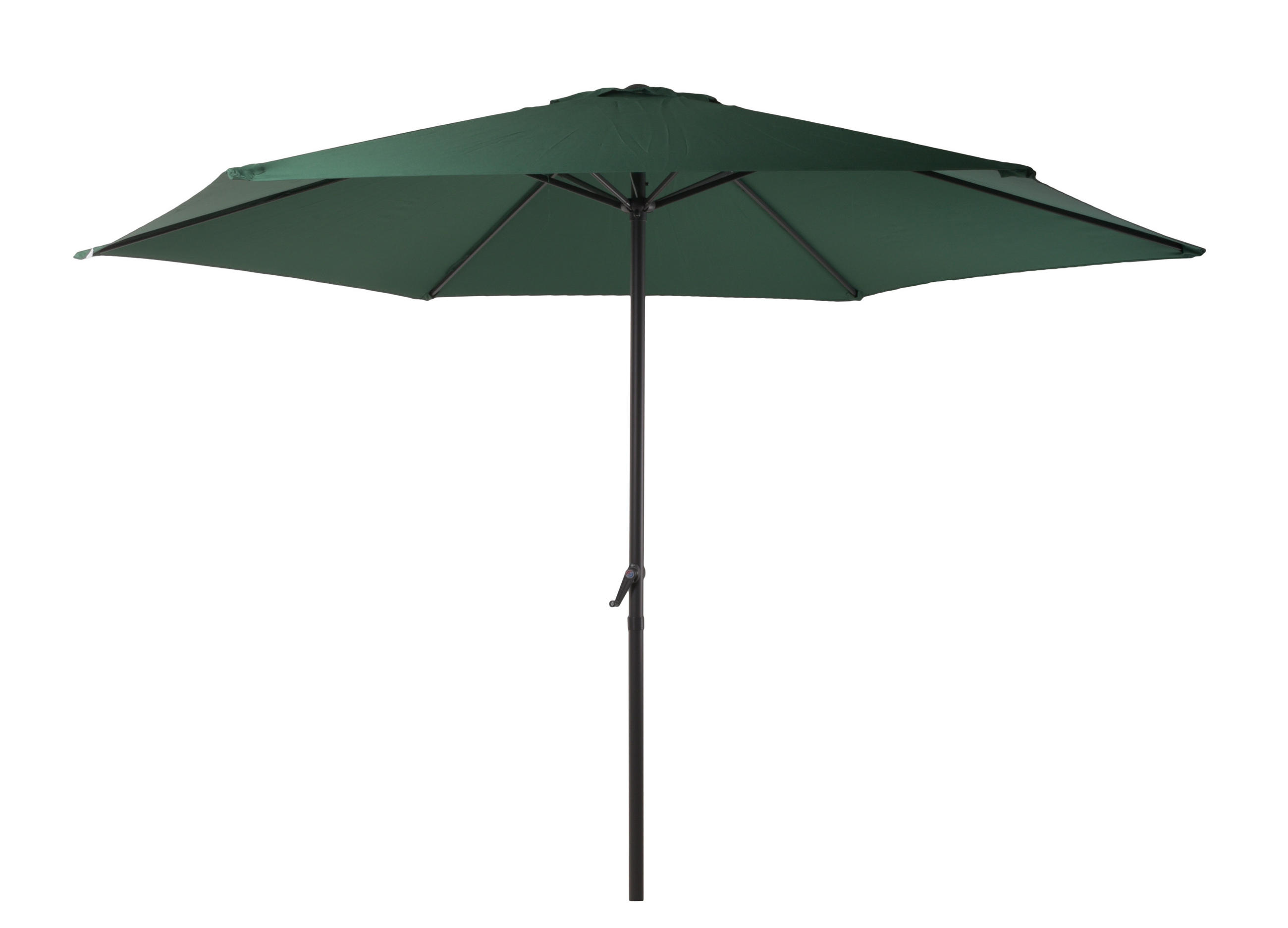 SONNENSCHIRM 295 cm Grün  - Grau/Grün, MODERN, Textil/Metall (295/250cm) - Gardenson