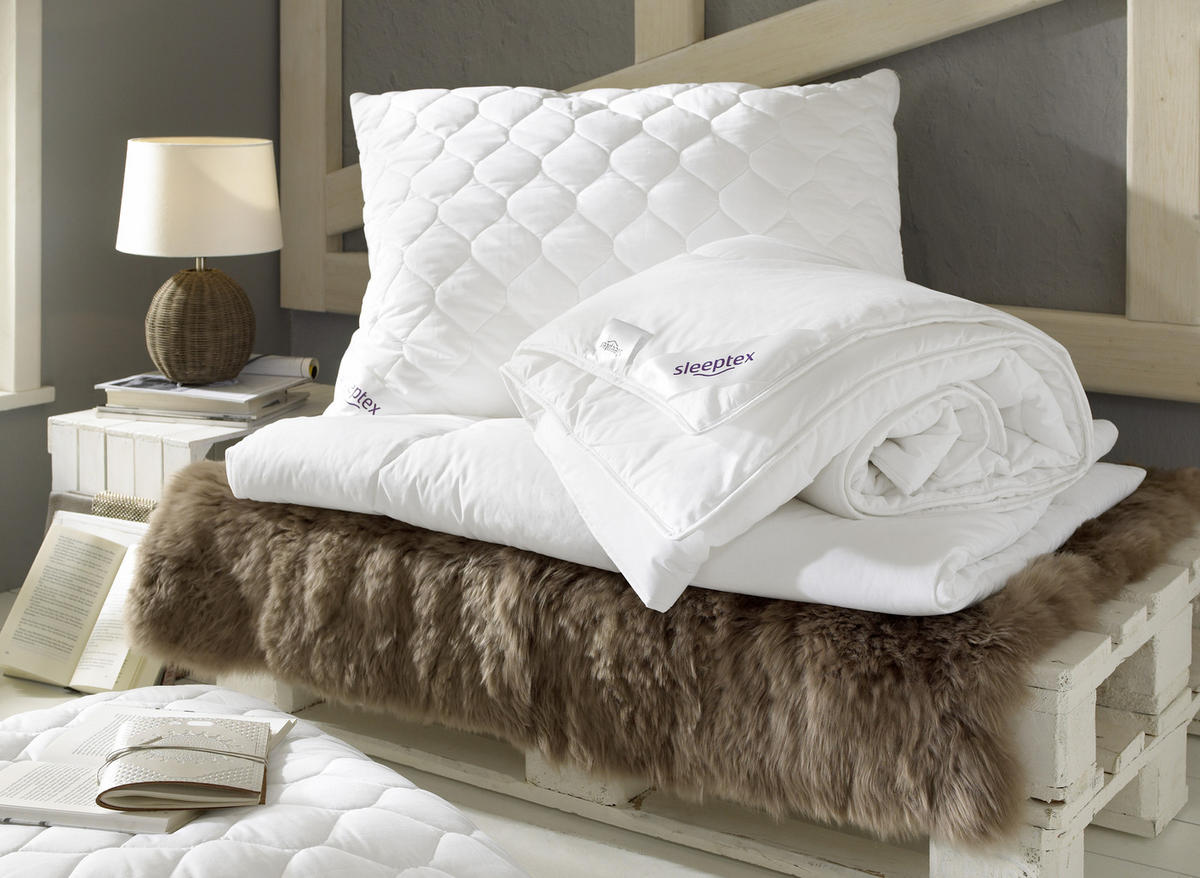 KOPFPOLSTER 70/90 cm   - Weiß, Basics, Textil (70/90cm) - Sleeptex