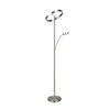 LED-STEHLEUCHTE - Nickelfarben, Design, Metall (40/180cm) - Trio Leuchten