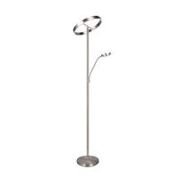 LED-STEHLEUCHTE - Nickelfarben, Design, Metall (40/180cm) - Trio Leuchten