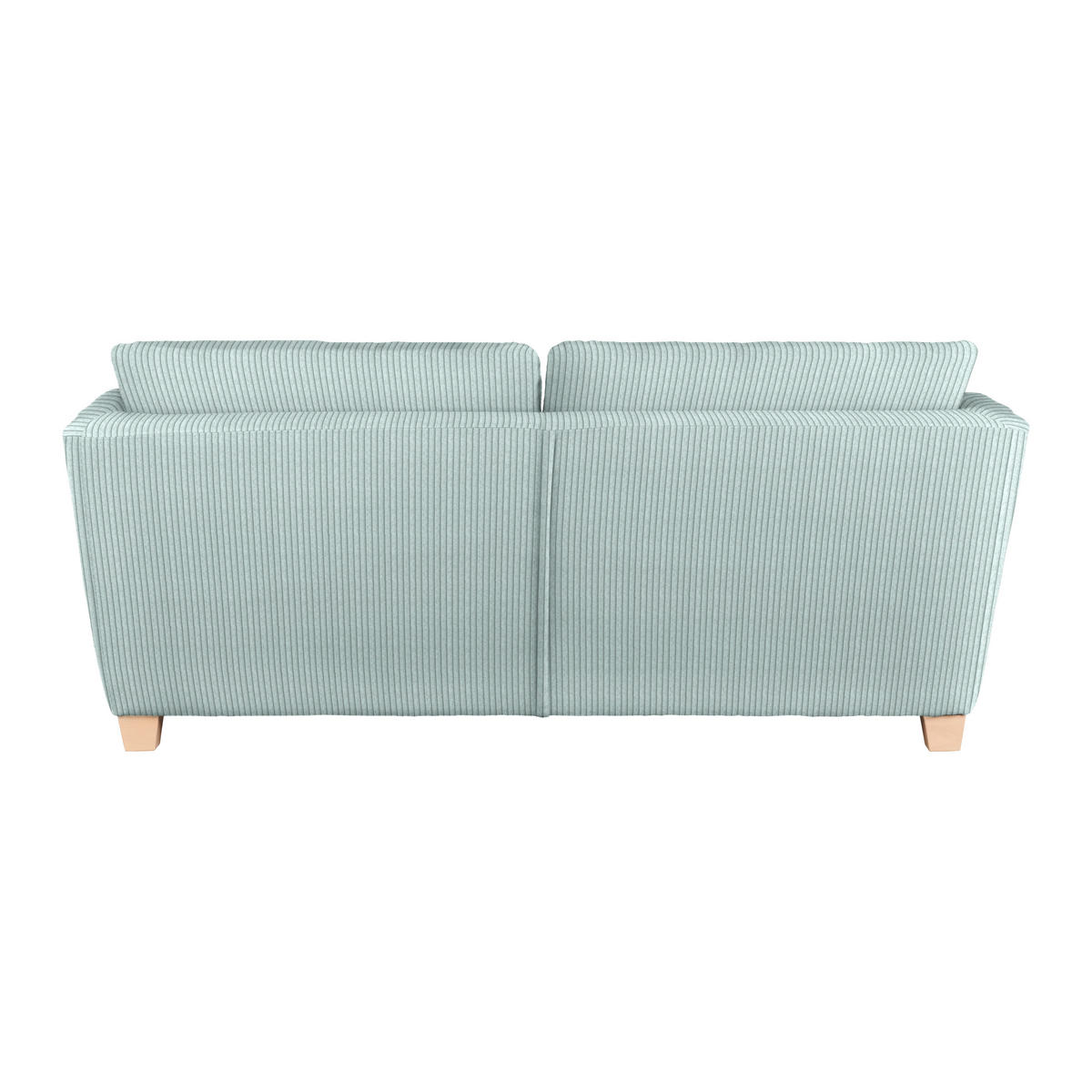 3-SITS SOFFA i manchester ljusblå  - ljusblå/naturfärgad, trä/textil (216/70-85/95cm) - MID.YOU