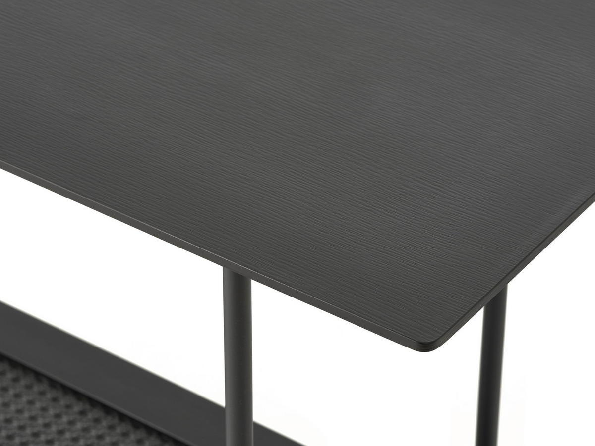 BEISTELLTISCH 37/100/75 cm Schwarz  - Schwarz, Basics, Holzwerkstoff/Metall (37/100/75cm) - Boxxx
