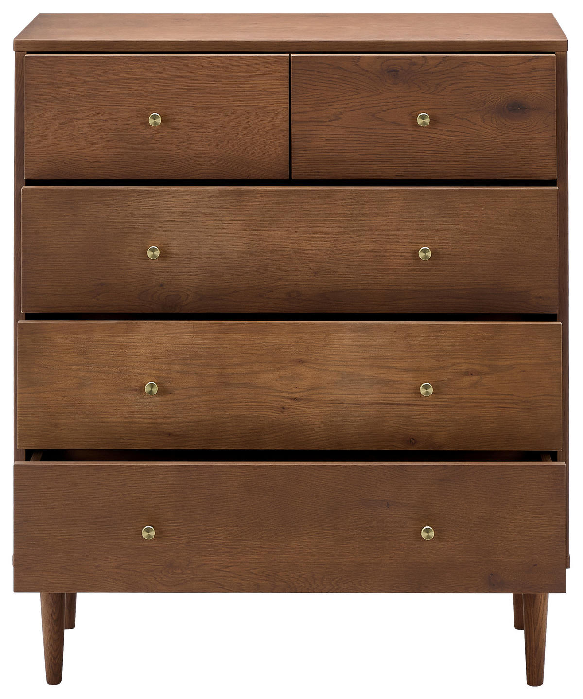 SIDEBOARD 85/99/40 cm  - Goldfarben/Walnussfarben, LIFESTYLE, Holz/Holzwerkstoff (85/99/40cm) - MID.YOU