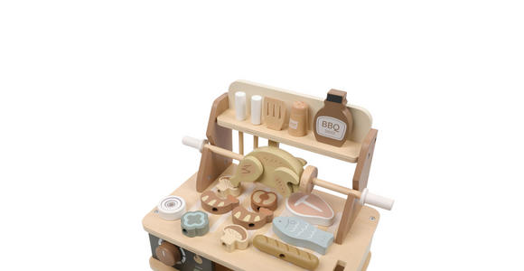 KINDERGRILL - Multicolor, Basics, Holz/Holzwerkstoff (30/20/24,5cm) - My Baby Lou