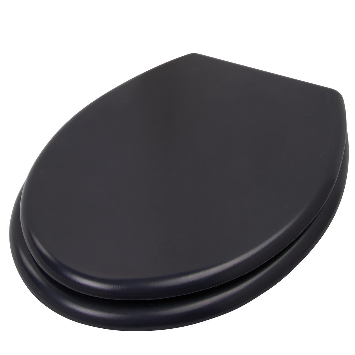 WC-SITZ Anthrazit  - Anthrazit, Basics, Kunststoff (45/36/5cm)
