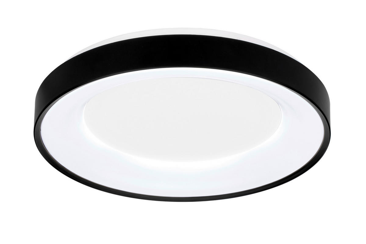 STROPNA LED-SVETILKA   40 W/4300 lm/2700-6500 K/220-240 V/ - črna, Basics, kovina/umetna masa (50/8,5cm) - Novel