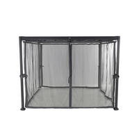 MOSKITONETZ  - Grau, Basics, Kunststoff (216/300cm) - Gardenson