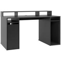 COMPUTERTISCH - Anthrazit, Basics, Holzwerkstoff (140/70,5/85,5cm) - MID.YOU
