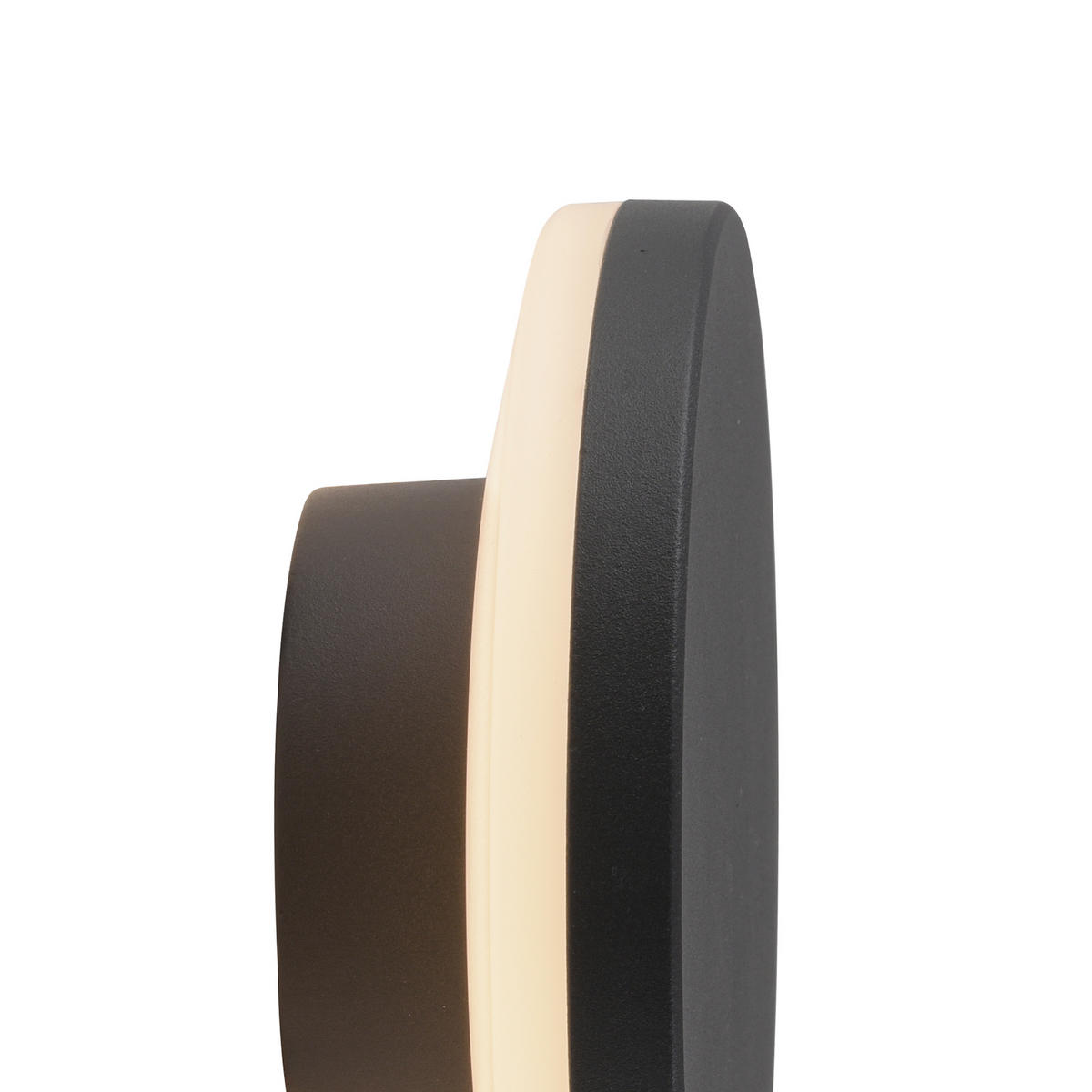 NÁSTENNÉ LED SVIETIDLO, 15/5/15 cm - antracitová, Design, kov/plast (15/5/15cm)