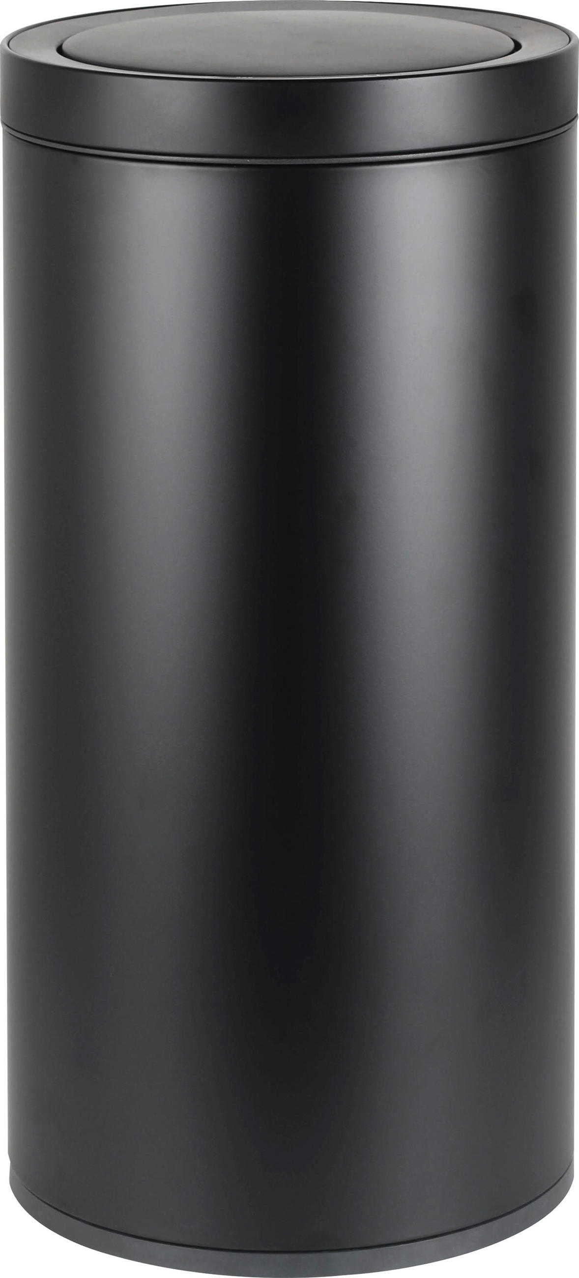 ABFALLEIMER 40 L  - Schwarz, Basics, Kunststoff/Metall (31/63cm) - Novel