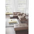 WOHNLANDSCHAFT Echtleder - Alufarben/Braun, Design, Leder/Metall (251/300cm) - JOOP!