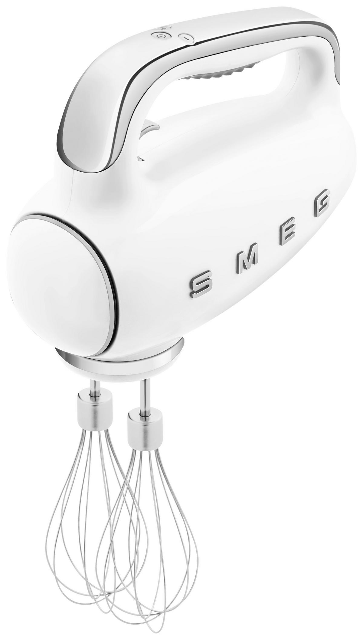 HANDMIXER 50'S STYLE  - Chromfarben/Weiß, Basics, Kunststoff/Metall (22/37,8/22,1cm) - SMEG