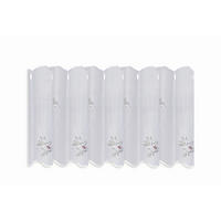 KURZGARDINE  145/50 cm  - Weiß, Natur, Textil (145/50cm)