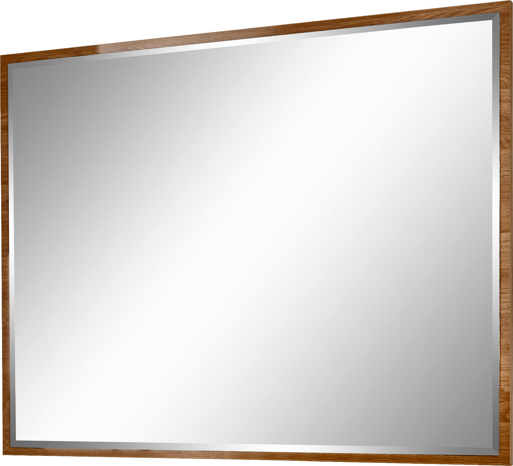 WANDSPIEGEL 110/85/3 cm    in rechteckig  - Erlefarben, Design, Glas/Holz (110/85/3cm) - Dieter Knoll