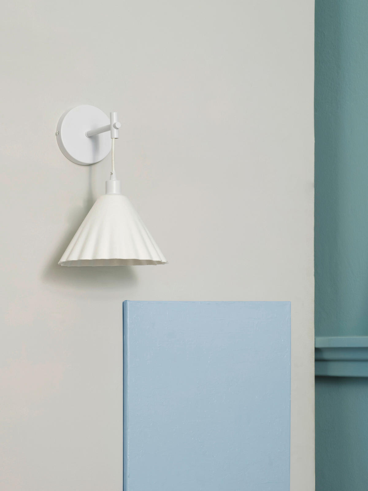 WANDLEUCHTE 21.8/26.2/33 cm   - Basics, Papier/Metall (21.8/26.2/33cm) - Osram