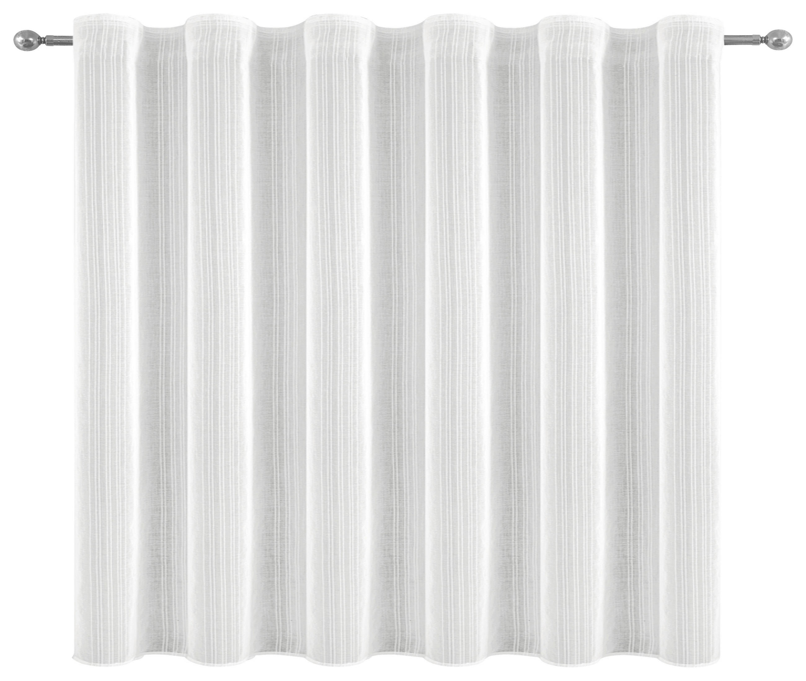 Blumenfensterstore Transparent Nicole BxL: 300x145 cm