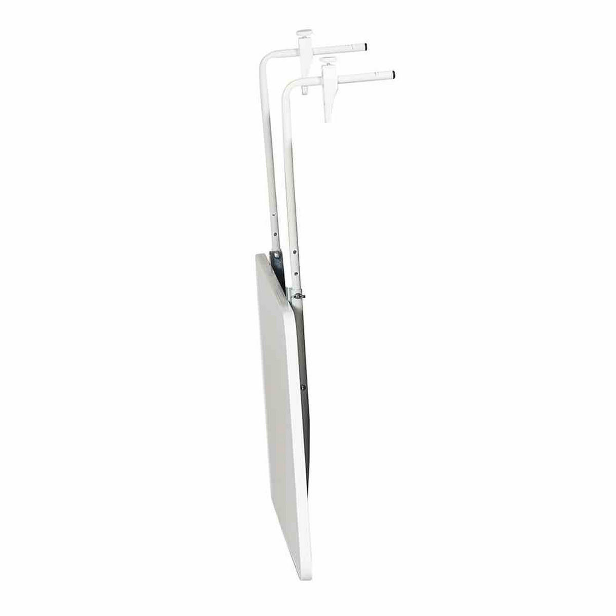 BALKONHÄNGETISCH Metall, Holzwerkstoff Weiß  - Weiß, Basics, Holzwerkstoff/Metall (40/60/20cm) - Gardenson