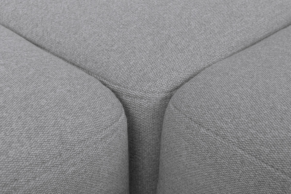 SAROKKANAPÉ textil sötétszürke  - Wotan tölgy/sötétszürke, Konventionell, textil/fa (242/242cm) - MID.YOU