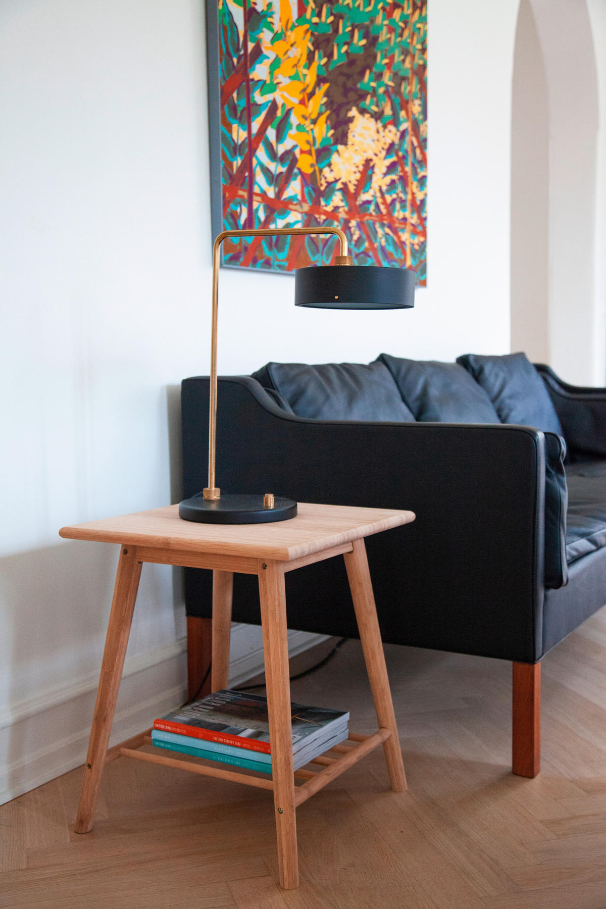 BEISTELLTISCH 45/45/52 cm Bambus vollmassiv Naturfarben quadratisch  - Naturfarben, ROMANTIK / LANDHAUS, Holz (45/45/52cm) - MID.YOU