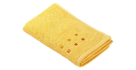 GÄSTETUCH Quattro Gelb 30/50 cm - Gelb, KONVENTIONELL, Textil (30/50cm) - Esposa