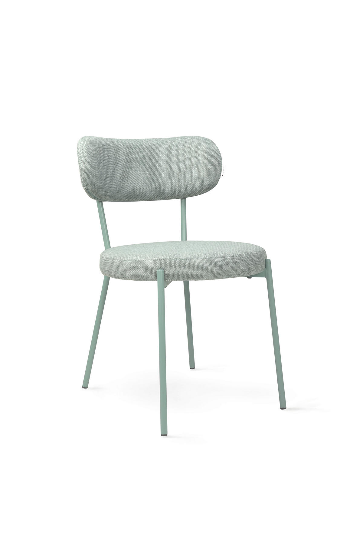 STUHL Webstoff Graugrün  - Graugrün, Basics, Textil/Metall (50/81,5/59cm) - Tom Tailor